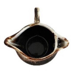 Brown Drip gravy bowl, gravyboat, Pfaltzgraff Gourmet 2 spouts